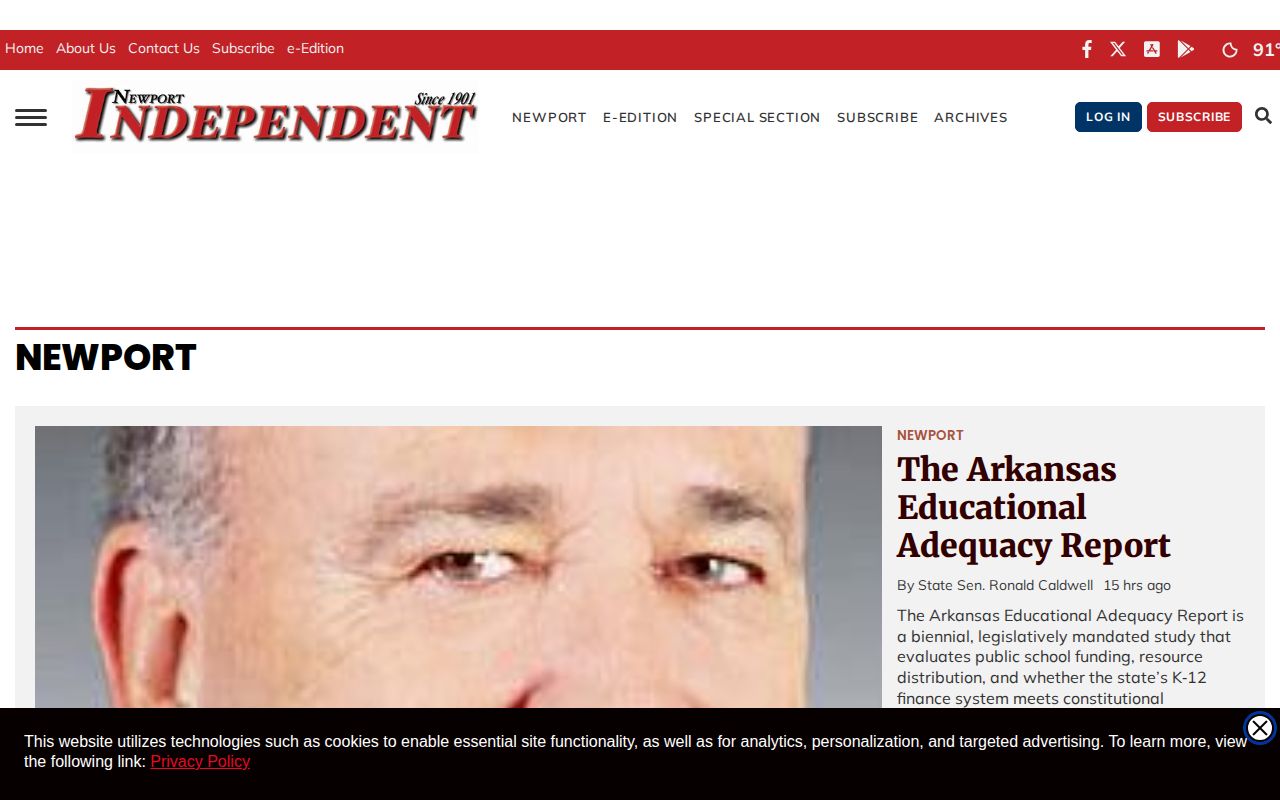 Jackson County arrest news source Newport Independent website