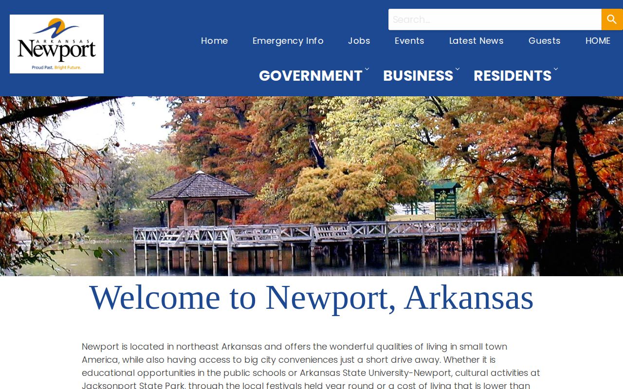 Newport Police Department information for Jackson County arrest and booking records